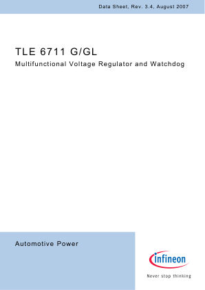 TLE6711 数据手册首页