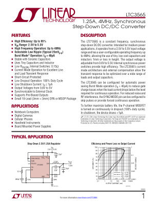 3565FC datasheet cover page