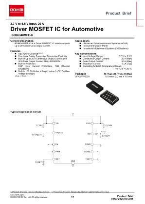 BD96340MFF-C datasheet cover page