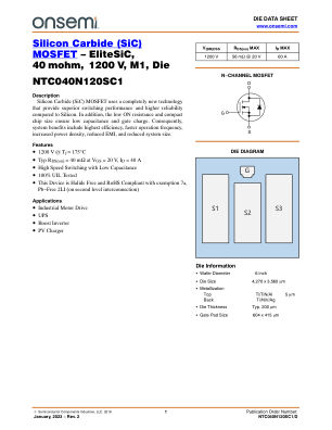 NTC040N120SC1 datasheet cover page