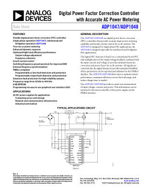 ADP1047 datasheet cover page