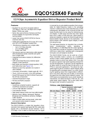 EQCO31X20C1T-I 数据手册首页