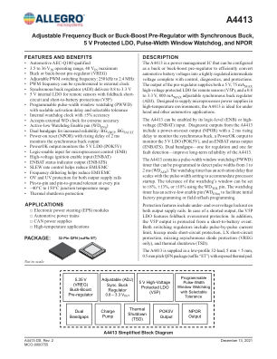 A4413 datasheet cover page
