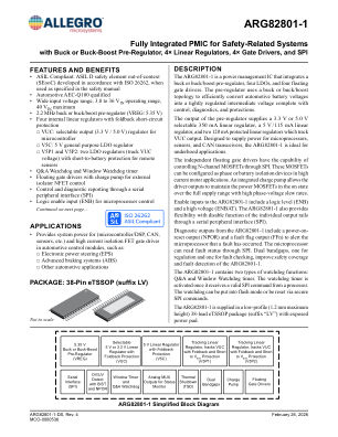 ARG82801-1 datasheet cover page