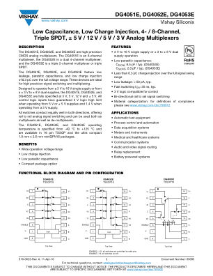 DG4051E 数据手册首页