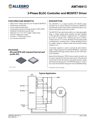 AMT49413 datasheet cover page