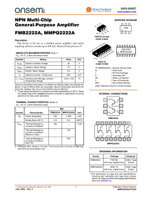 MMPQ2222A-FCS 数据手册首页