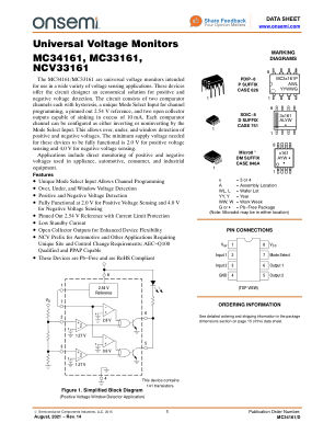 MC34161 数据手册首页