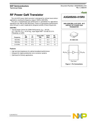 A3G20S250-01S 数据手册首页