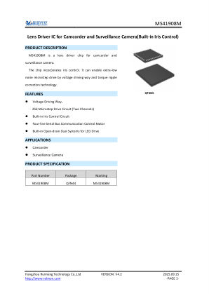 MS41908M datasheet cover page