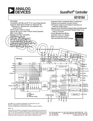 474740AD1816A 数据手册首页