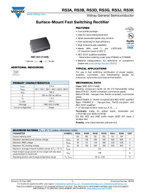 RS3A 数据手册首页
