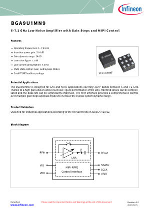 BGA9U1MN9 datasheet cover page