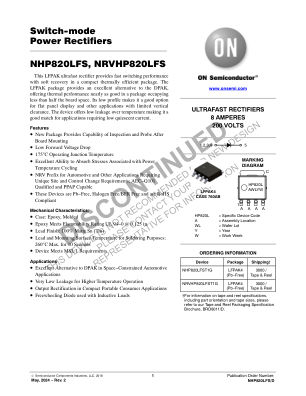 NHP820LFS 数据手册首页