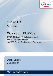 SAK-XC2289I-136F128LR-AA datasheet cover page