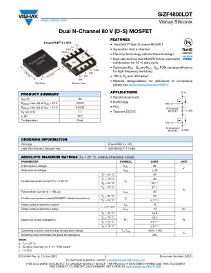 SIZF4800LDT 数据手册首页