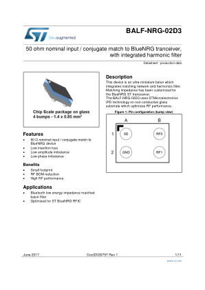 BALF-NRG-02D3 datasheet cover page