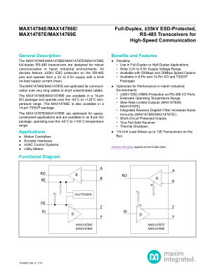 MAX14784E-MAX14789E datasheet cover page