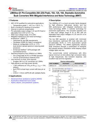 LM654B0-Q1 datasheet cover page