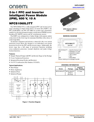 NFCS1060L3TT datasheet cover page