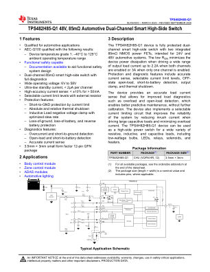TPS482H85-Q1 数据手册首页