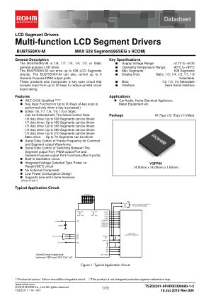 BU97550KV-M 数据手册首页