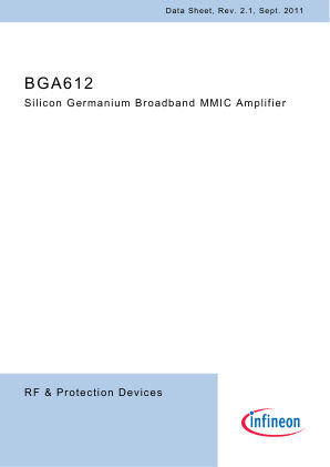 BGA612 数据手册首页