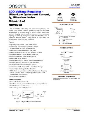 NCV8703 datasheet cover page