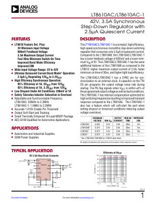 LT8610AC-8610AC-1 datasheet cover page