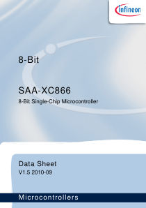 SAA-XC866 datasheet cover page