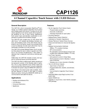 CAP1126-1-AP-TR 数据手册首页