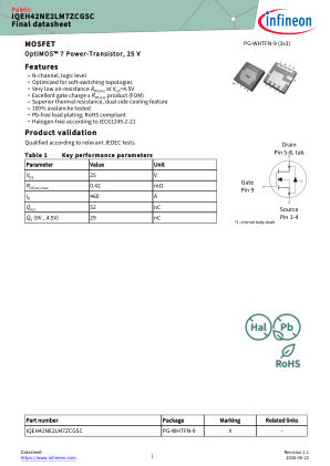 IQEH42NE2LM7ZCGSC 数据手册首页