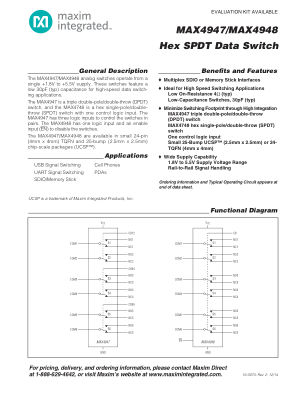 MAX4947-MAX4948 datasheet cover page
