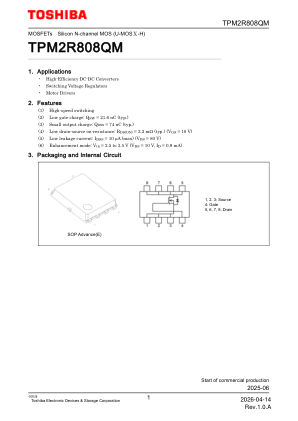 TPM2R808QM datasheet cover page