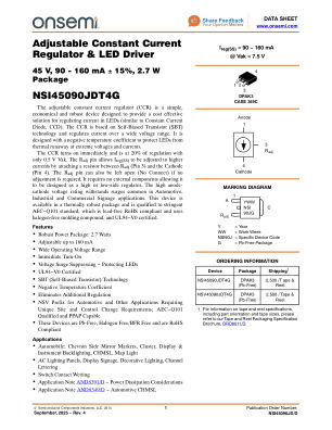 NSI45090JD datasheet cover page