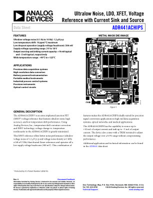 ADR441ACHIPS datasheet cover page