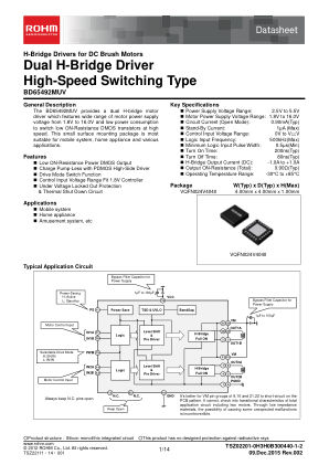 BD65492MUV datasheet cover page