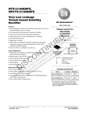 NTS12100EMFS datasheet cover page