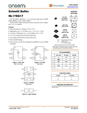 NL17SG17 数据手册首页