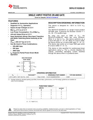SN74LVC1G3208-Q1 datasheet cover page