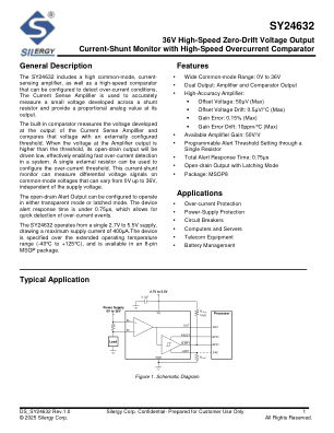 SY24632 datasheet cover page