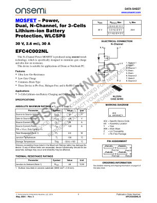 EFC4C002NL datasheet cover page