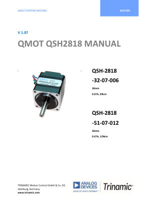 QSH2818 数据手册首页
