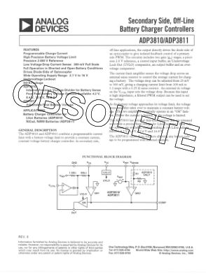85295857ADP3810 datasheet cover page