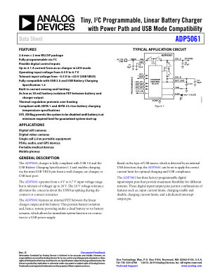 ADP5061 datasheet cover page