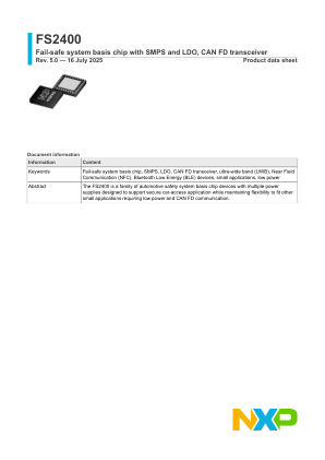 FS2400 datasheet cover page
