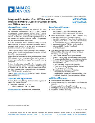 MAX16550A-MAX16550B datasheet cover page