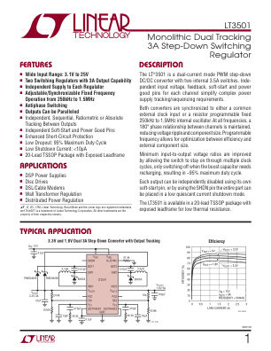 3501FD datasheet cover page