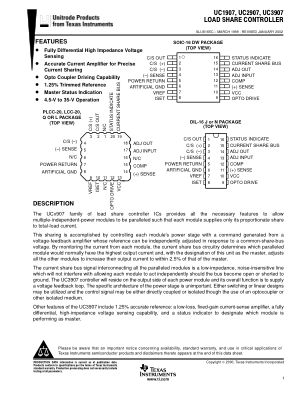 UC3907 datasheet cover page