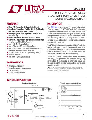 2488FB datasheet cover page